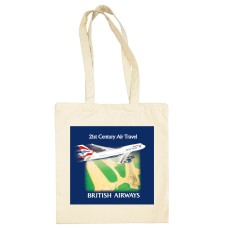 British Airways 747-400 Cotton Shopper/Tote Bag