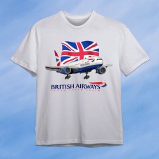 British Airways B-777 "Union Jack" T-Shirt