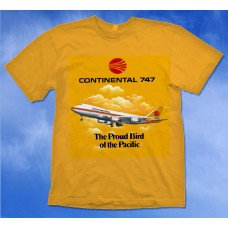 Continental Airlines B-747 "Pacific" T-Shirt