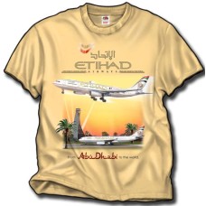 Etihad Airways Airbus A-330 T-Shirt 