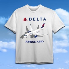 Delta Airbus A-220 T-Shirt 