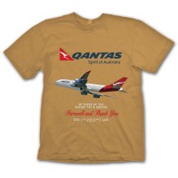 QANTAS 50 years of the Boeing 747 Farewell T-shirt 