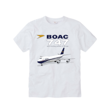 BOAC Boeing B-747 T-Shirt L